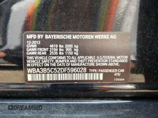 2013 BMW 3 Series 328i xDrive z VIN WBA3B5C52DF596028, wystawiony jako Copart lot #60001015 z przebiegiem 145 393 mil mil oraz Czysty tytuł • Clean title. Historia ofert i sprzedaży dostępna na DreamBid. Obrazek 12.