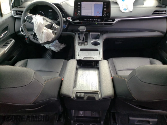 2023 Toyota Sienna XSE 25th Anniversary with VIN 5TDCSKFC3PS103084, listed as a Copart auction lot 79702214 with 17,737 mi miles and Salvage title. Bid and sale history available at DreamBid. Image 8.