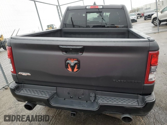 2022 Ram 1500 Big Horn with VIN 1C6SRFFT7NN236133, listed as a Copart auction lot 51318405 with 29,977 mi miles and Salvage Title. Bid and sale history available at carsss.com. Image 6.