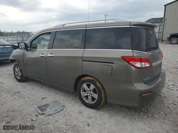2017 Nissan Quest SV with VIN JN8AE2KP9H9168243, listed as a Copart auction lot 49855554 with 188,742 mi miles and Salvage Title. Bid and sale history available at carsss.com. Image 2.