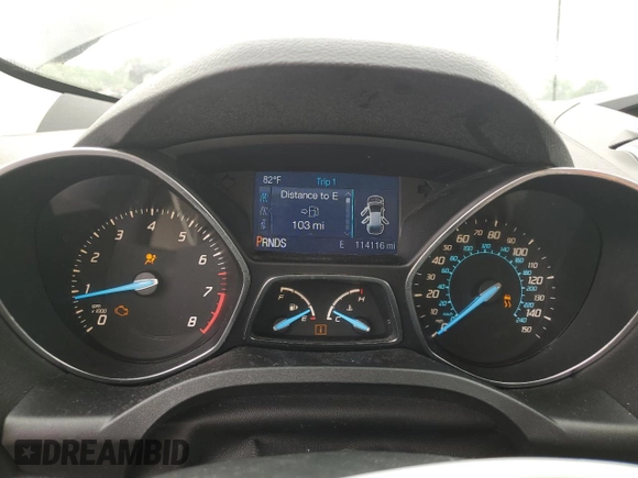 2013 Ford Escape SE with VIN 1FMCU0GX7DUB95657, listed as a Copart auction lot 60882835 with 114,116 mi miles and Clean title. Bid and sale history available at DreamBid. Image 9.