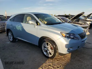 2012 Lexus RX 450h with VIN JTJZB1BA9C2006141, listed as a Copart auction lot 74452404 with Not provided miles and Salvage title. Bid and sale history available at DreamBid. Image 4.