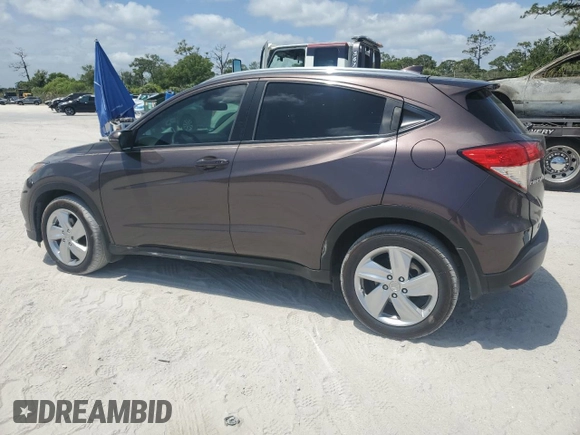2019 Honda HR-V EX with VIN 3CZRU5H50KM707327, listed as a Copart auction lot 54589245 with 23,468 mi miles and Salvage Title. Bid and sale history available at carsss.com. Image 2.