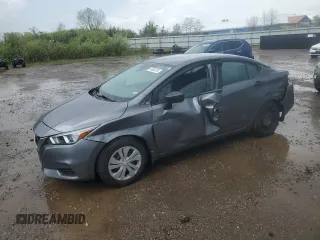 2020 Nissan Versa S z VIN 3N1CN8DV8LL871919, wystawiony jako Copart lot #55635375 z przebiegiem 78 433 mil mil oraz Szkoda całkowita • Salvage title. Historia ofert i sprzedaży dostępna na DreamBid. Obrazek 1.