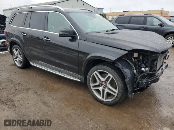 2017 Mercedes-Benz GLS 550 with VIN 4JGDF7DE5HA770016, listed as a Copart auction lot 49714874 with 100,222 mi miles and . Bid and sale history available at DreamBid. Image 4.