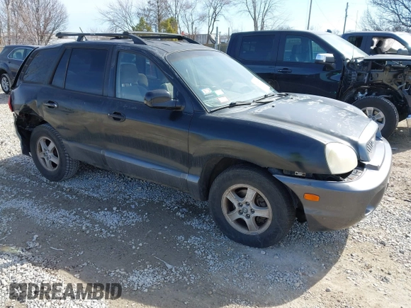2004 Hyundai Santa Fe GLS with VIN KM8SC13E64U742880, listed as a IAAI auction lot 41764097 with 126,559 mi miles. Bid and sale history available at carsss.com. Image 1.