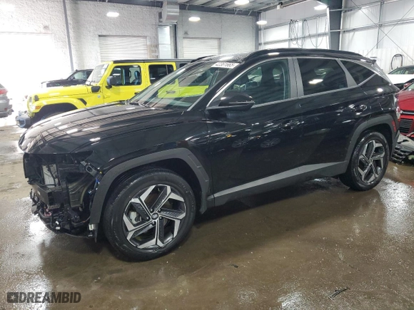 2022 Hyundai Tucson Hybrid SEL Convenience with VIN KM8JFCA12NU061759, listed as a Copart auction lot 42361665 with 28,841 mi miles and Salvage Title. Bid and sale history available at carsss.com. Image 1.
