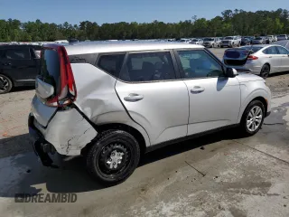 2021 Kia Soul S with VIN KNDJ23AU8M7763317, listed as a Copart auction lot 52395655 with 35,395 mi miles and Salvage Title. Bid and sale history available at carsss.com. Image 3.