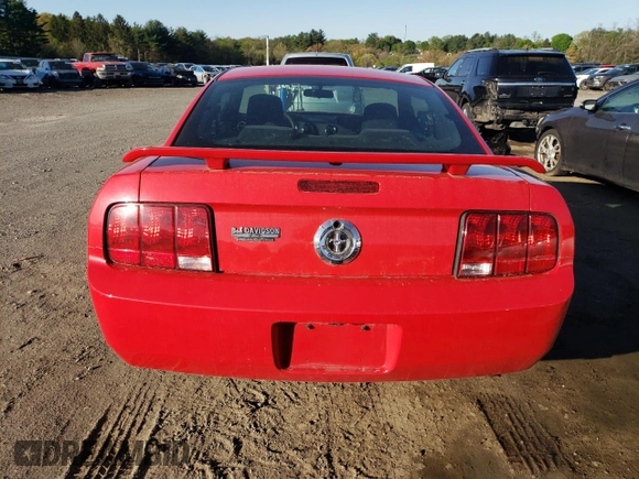 2007 Ford Mustang Deluxe with VIN 1ZVHT80N175203073, listed as a Copart auction lot 54480465 with 140,275 mi miles and Salvage Title. Bid and sale history available at carsss.com. Image 6.