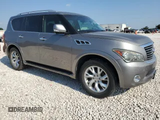 2011 Infiniti QX56 8-passenger with VIN JN8AZ2ND7B9701235, listed as a Copart auction lot 65757794 with 181,688 mi miles and Clean Title. Bid and sale history available at carsss.com. Image 4.