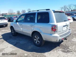 2007 Honda Pilot EX-L with VIN 2HKYF18597H514837, listed as a IAAI auction lot 41800365 with 194,341 mi miles. Bid and sale history available at carsss.com. Image 3.