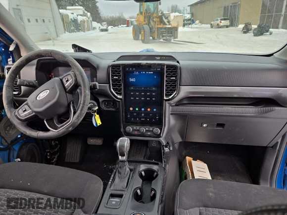 2024 Ford Ranger XLT with VIN 1FTER4HH7RLE11081, listed as a Copart auction lot 43806865 with 17,921 mi miles and Salvage Title. Bid and sale history available at DreamBid. Image 8.
