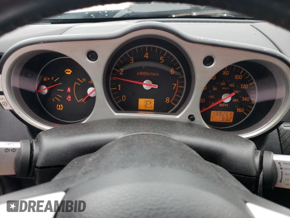 2006 Nissan 350Z Touring with VIN JN1AZ34D46M303330, listed as a Copart auction lot 70567864 with 139,269 mi miles and Salvage Title. Bid and sale history available at carsss.com. Image 9.