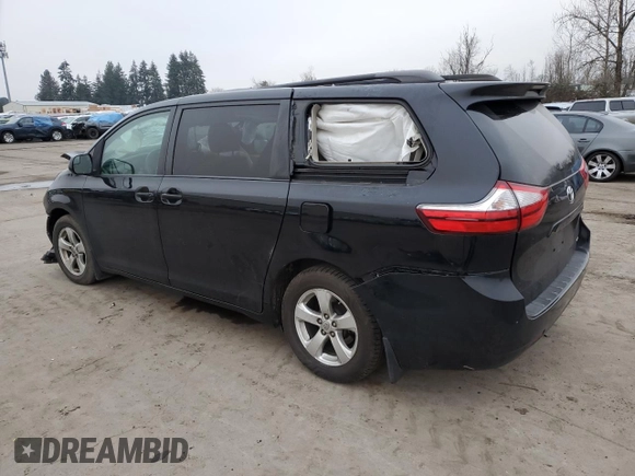 2017 Toyota Sienna LE Auto Access Seat with VIN 5TDKZ3DCXHS787133, listed as a Copart auction lot 88275855 with 41,585 mi miles and Salvage Title. Bid and sale history available at carsss.com. Image 2.