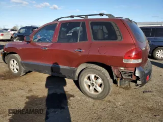 2005 Hyundai Santa Fe GLS with VIN KM8SC73E75U880755, listed as a Copart auction lot 77451484 with 185,290 mi miles and Salvage Title. Bid and sale history available at carsss.com. Image 2.