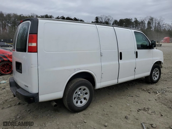2011 Chevrolet Express Cargo Van with VIN 1GCSGAFXXB1149320, listed as a Copart auction lot 47913234 with 45,776 mi miles and Salvage Title. Bid and sale history available at carsss.com. Image 3.