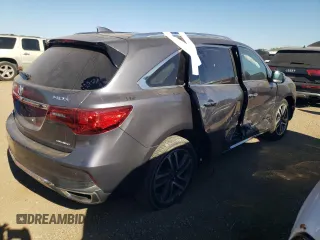 2017 Acura MDX Advance with VIN 5FRYD4H88HB044042, listed as a Copart auction lot 76552514 with 77,475 mi miles and Salvage title. Bid and sale history available at DreamBid. Image 3.