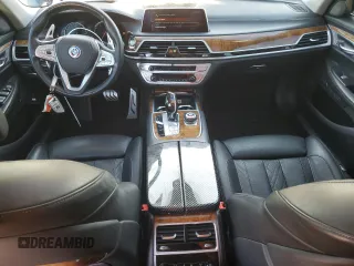 2017 BMW 7 Series 740i xDrive with VIN WBA7E4C34HGU99964, listed as a Copart auction lot 69808464 with 93,423 mi miles and Non Repairable. Bid and sale history available at carsss.com. Image 8.