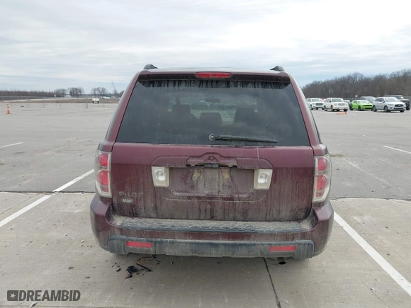 2007 Honda Pilot EX with VIN 5FNYF28407B017459, listed as a IAAI auction lot 41687985 with 177,200 mi miles. Bid and sale history available at carsss.com. Image 16.