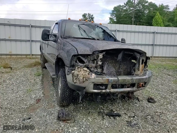 2002 Ford Super Duty F-250 XL with VIN 1FTNX21F52EC08140, listed as a Copart auction lot 63988304 with 0 mi miles and Salvage Title. Bid and sale history available at carsss.com. Image 11.