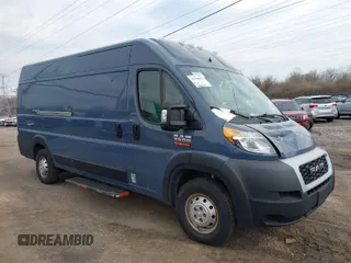 2021 Ram ProMaster Cargo with VIN 3C6MRVJG8ME562068, listed as a IAAI auction lot 41768052 with 23,253 mi miles. Bid and sale history available at carsss.com. Image 1.