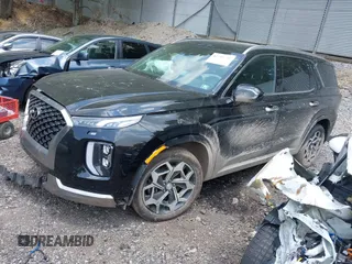 2022 Hyundai Palisade Calligraphy z VIN KM8R7DHE9NU463194, wystawiony jako IAAI lot #42415775 z przebiegiem 54 542 mil mil oraz . Historia ofert i sprzedaży dostępna na DreamBid. Obrazek 21.