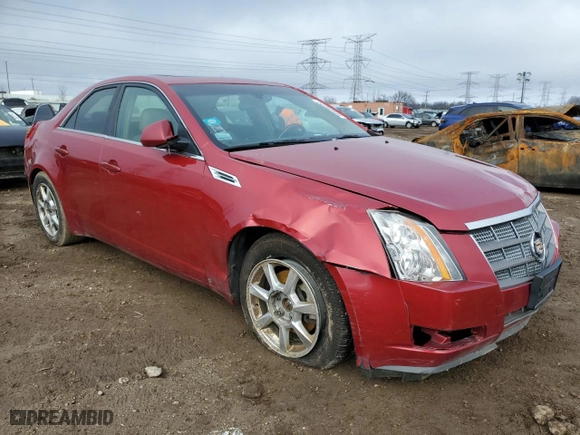 2008 Cadillac CTS AWD w/1SA with VIN 1G6DG577480182023, listed as a Copart auction lot 86609504 with 193,970 mi miles and Salvage Title. Bid and sale history available at carsss.com. Image 4.