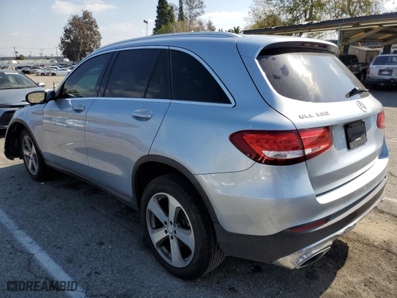 2017 Mercedes-Benz GLC with VIN WDC0G4JB4HF115786, listed as a Copart auction lot 43592495 with 83,687 mi miles and Salvage Title. Bid and sale history available at carsss.com. Image 2.