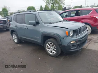 2017 Jeep Renegade Latitude z VIN ZACCJBBB2HPF25538, wystawiony jako IAAI lot #42295860 z przebiegiem 80 252 mil mil oraz . Historia ofert i sprzedaży dostępna na DreamBid. Obrazek 1.
