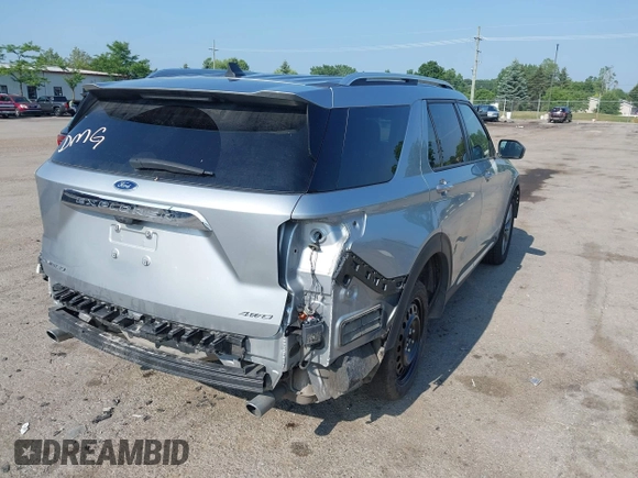 2023 Ford Explorer Limited with VIN 1FMSK8FH8PGB69131, listed as a IAAI auction lot 42687821 with 52,347 mi miles and . Bid and sale history available at DreamBid. Image 4.