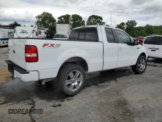 2008 Ford F-150 XL with VIN 1FTPX12V38KC55492, listed as a Copart auction lot 58162545 with 197,589 mi miles and Salvage title. Bid and sale history available at DreamBid. Image 3.