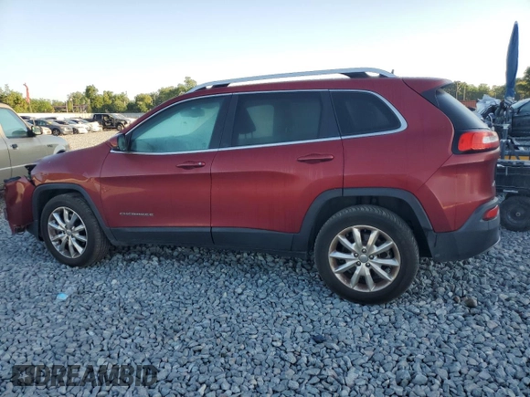 2016 Jeep Cherokee Limited with VIN 1C4PJMDB8GW151402, listed as a Copart auction lot 53093455 with 132,587 mi miles and Salvage Title. Bid and sale history available at DreamBid. Image 2.