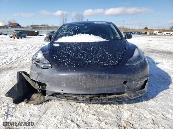 2020 Tesla Model 3 Standard Range Plus with VIN 5YJ3E1EA0LF739266, listed as a Copart auction lot 46327055 with 41,726 mi miles and Salvage Title. Bid and sale history available at carsss.com. Image 5.