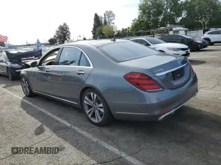 2018 Mercedes-Benz S with VIN WDDUG6GB8JA358763, listed as a Copart auction lot 51152115 with 39,616 mi miles and Salvage Title. Bid and sale history available at carsss.com. Image 2.