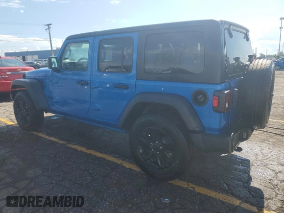 2023 Jeep Wrangler Sport with VIN 1C4HJXDN6PW543133, listed as a Copart auction lot 69230224 with 5,370 mi miles and Clean Title. Bid and sale history available at DreamBid. Image 2.