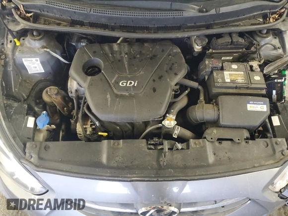 2016 Hyundai Accent SE with VIN KMHCT5AE7GU268828, listed as a Copart auction lot 49552495 with 93,565 mi miles and Salvage Title. Bid and sale history available at carsss.com. Image 12.