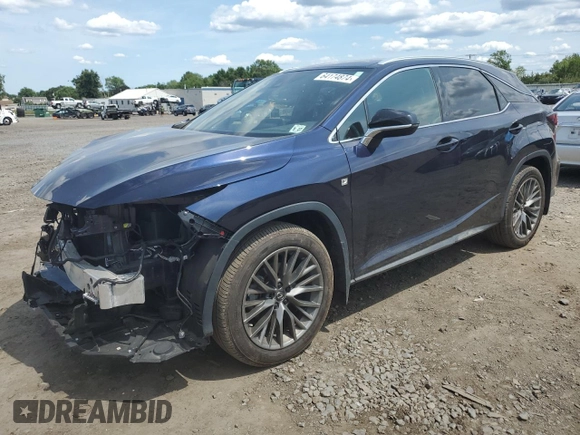 2022 Lexus RX with VIN 2T2YZMDA5NC351868, listed as a Copart auction lot 64174874 with 46,973 mi miles and Salvage Title. Bid and sale history available at carsss.com. Image 1.