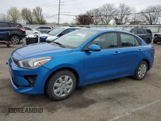 2021 Kia Rio S with VIN 3KPA24AD7ME382550, listed as a Copart auction lot 51711445 with 38,144 mi miles and Salvage Title. Bid and sale history available at carsss.com. Image 1.