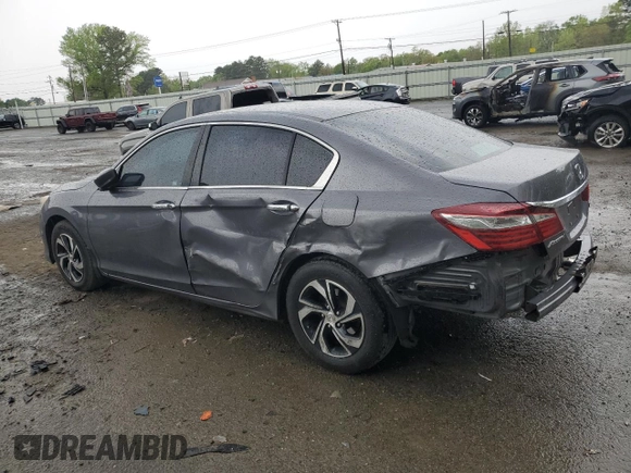2016 Honda Accord Sedan LX with VIN 1HGCR2F38GA184576, listed as a Copart auction lot 51124595 with 138,632 mi miles and Salvage Title. Bid and sale history available at carsss.com. Image 2.