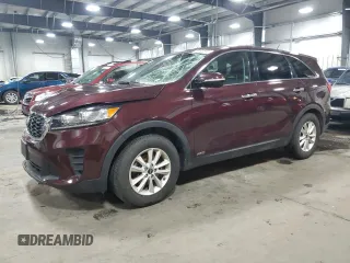2019 Kia Sorento LX with VIN 5XYPGDA50KG484101, listed as a Copart auction lot 56190515 with 82,616 mi miles and Salvage title. Bid and sale history available at DreamBid. Image 1.