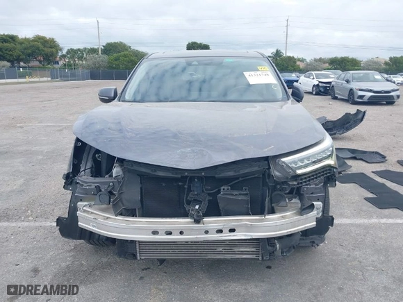 2021 Acura RDX with VIN 5J8TC1H3XML022019, listed as a IAAI auction lot 41321748 with 43,704 mi miles. Bid and sale history available at carsss.com. Image 6.