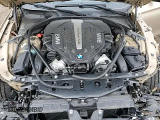2013 BMW 5 Series 550i xDrive with VIN WBAFU9C55DDY71630, listed as a Copart auction lot 52511635 with 51,474 mi miles and Salvage title. Bid and sale history available at DreamBid. Image 11.