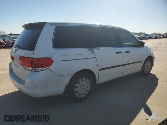 2008 Honda Odyssey LX with VIN 5FNRL38248B039337, listed as a Copart auction lot 46828745 with 321,269 mi miles and Clean Title. Bid and sale history available at carsss.com. Image 3.