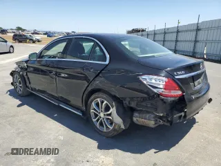 2016 Mercedes-Benz C 300 Luxury with VIN 55SWF4KB8GU137227, listed as a Copart auction lot 57809045 with 125,785 mi miles and Salvage title. Bid and sale history available at DreamBid. Image 2.