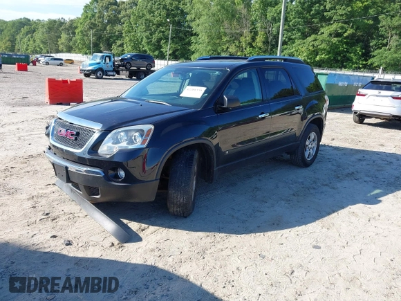 2009 GMC Acadia SLE1 with VIN 1GKER13D79J170030, listed as a IAAI auction lot 42201335 with 206,465 mi miles and . Bid and sale history available at DreamBid. Image 2.