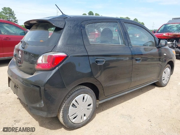 2024 Mitsubishi Mirage ES with VIN ML32AUHJ4RH027939, listed as a IAAI auction lot 42003920 with 10,828 mi miles. Bid and sale history available at carsss.com. Image 4.