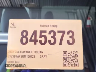 2024 Volkswagen Tiguan SE с VIN 3VV3B7AX9RM106728, выставлен на аукционе IAAI как лот 42845194 с пробегом 23 946 миль миль и . История ставок и продаж доступна на DreamBid. Изображение 33.