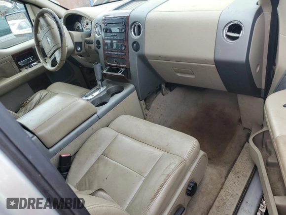 2006 Ford F-150 XLT with VIN 1FTPX12516FA48041, listed as a Copart auction lot 60739995 with 241,248 mi miles and Salvage title. Bid and sale history available at DreamBid. Image 8.