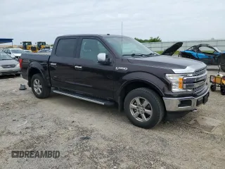 2018 Ford F-150 XL with VIN 1FTEW1EP2JFA90380, listed as a Copart auction lot 60555185 with 141,192 mi miles and Clean title. Bid and sale history available at DreamBid. Image 4.