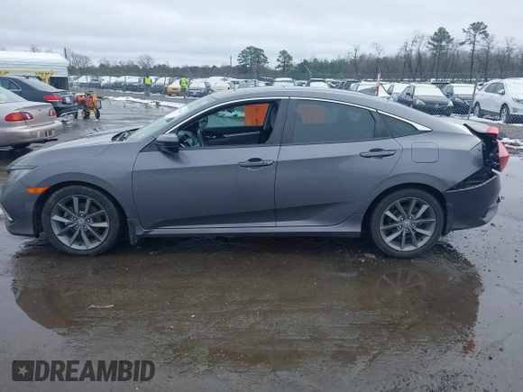 2019 Honda Civic Sedan EX with VIN 19XFC1F31KE002777, listed as a IAAI auction lot 41571361 with 115,277 mi miles. Bid and sale history available at carsss.com. Image 14.